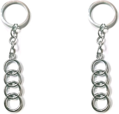 Kartik Manvi Combo of Audi Metal keychain & Best quality keychain Key Chain