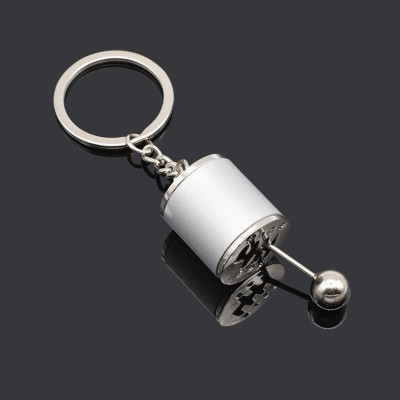 SHRI JI Black Premium Quality Car Manual Gearbox Metal Keychain Key Chain