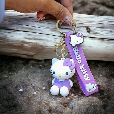 gtrp Hello Kitty Cute Keychain Gift - Kawaii Anime Key chain Charms 02 Key Chain