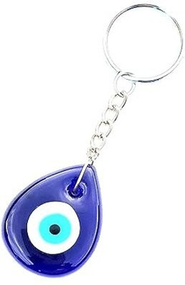 Shilpmart Blue Teardrop Evil Eye Charms Evil Eye Keychain Key Chain