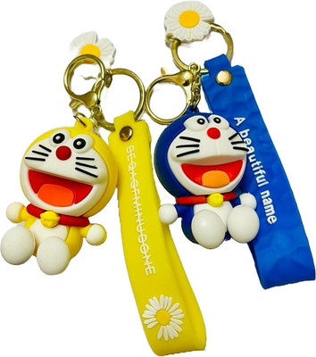 BBG NEW_Cute Doremon premium quality keychain combo set keyring Key Chain