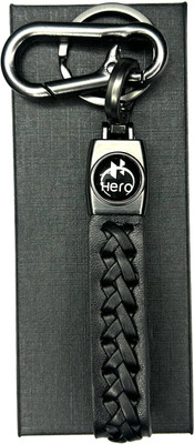 FLAMBE hero Black Cross Design Belt Keychain Key Chain