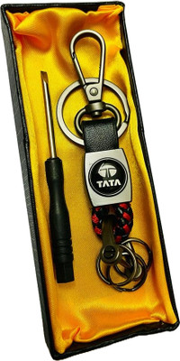 GKM Car Tata latest design keychain with pechkas & hook Key Chain