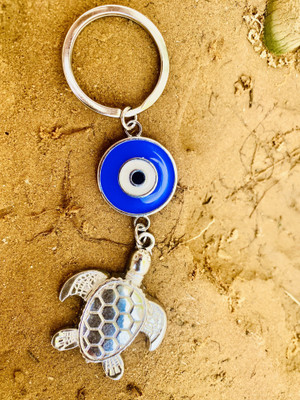 ANAWARIYAS Tortoise style Evil eyes keychain90 Key Chain