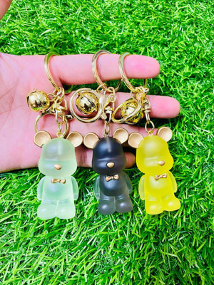 GKM Bear 3D design premium quality combo set keychain Key Chain