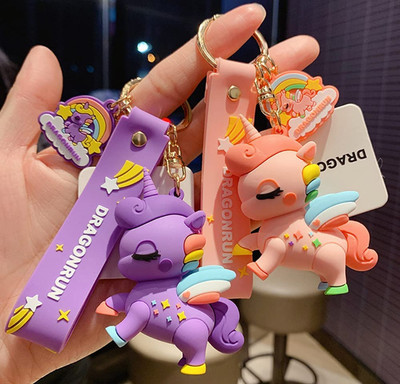 TOY MART Unicorn Keychain For Kids and Adults Key Chain