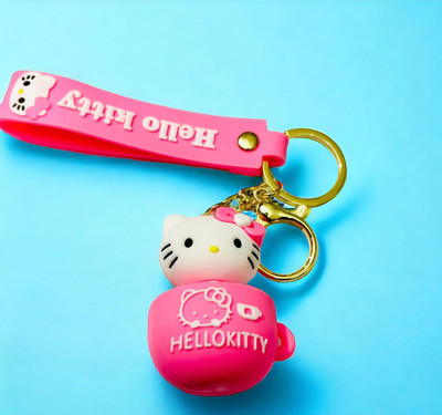 GKM Best Trendy Kitty Bike premium 3D keychain for bikes & cars Key Chain