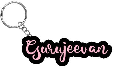 SY Gifts BPK Gurujeevan Name Keychain Key Chain