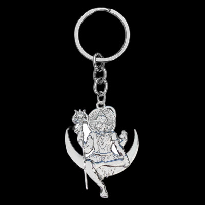 Shiv Jagdamba Religious Lord Shiv Mahadev Metal Keychain ShivKey202414 Key Chain