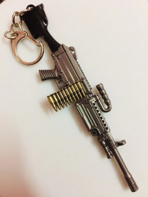 gtrp key Chain-Metal Carabiner Pubg Keychain m249 Key Chain