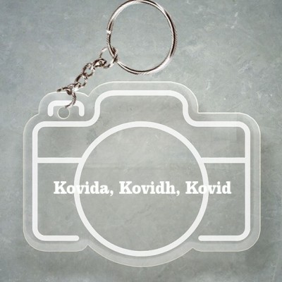 SY Gifts 1 Kovida, Kovidh, Kovid Name Keychain With Camera Design Key Chain