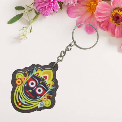 Jagannath World key-ring-jaga-wood-set-1-0L Key Chain