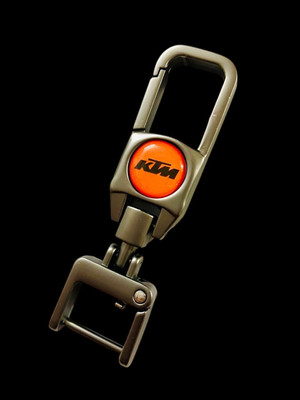 gtrp Metal Side Logo Premium and Stylish Design | Black Color 28-New602 Key Chain