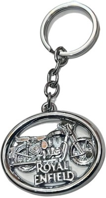 NSV ROYAL ENFIELD SILVER WITH PREMIUM LOOK Key Chain