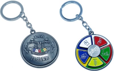 kd collections KD-634-649 Leh Ladakh Tibetan Julley Rotating Revolving Keychain Combo Key Chain