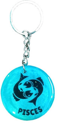 IG Crafter Ultra Shiny Handmade Pisces Zodiac Sign Key Chain