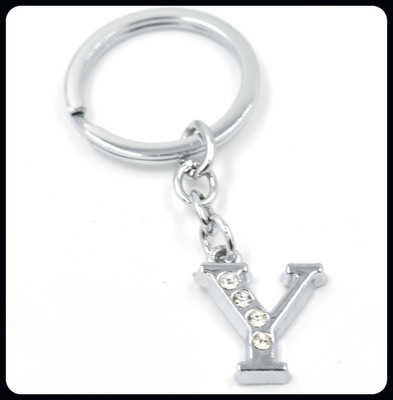 gtrp Keychain-Alphabet Y Metal For Unisex with attractive Diamond Key Chain