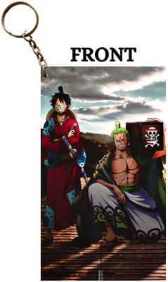 Hariyaali Enterprises LLP One Piece LET'S GO TO WANO TO HELP MOMO Key Chain