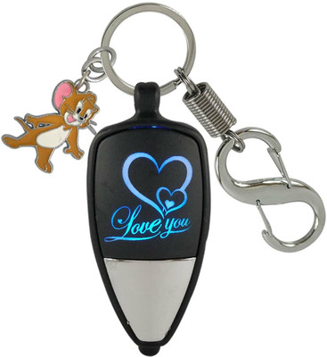 HANDSOME ISK Premium Finisshing Love U Light With Mini Jerry Locking Lock Key Chain