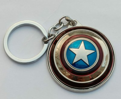 IDOLFIND CAPTAIN AMERICA SHIELD KEYCHAIN Key Chain