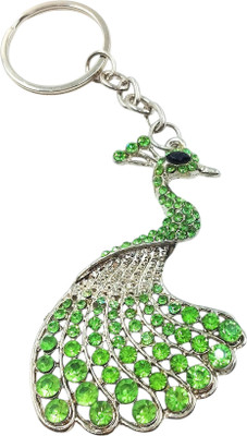 Key Era Peacock Crystal Fix Bird Beauty Key Chain