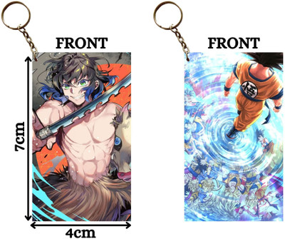 Hariyaali Enterprises LLP INOSUKE DIFFERENT SWORD X GOKU WALK ON WATER Unique Style 2 pcs Combo Key Chain