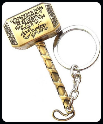gtrp Keychain-Thor-Hammer-Big-Size-Marvel-Avengers Key Chain