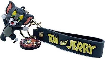 GKM Tom Cat Cartoon Dancing high quality keychain with hook Key Chain