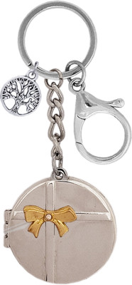 KYP Fashion Mini Round Photo Frame Gift Accessories Keyring Tree Key Chain
