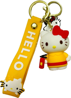 GKM LAtest Hello Kitty High quality keychain with strap hook Key Chain