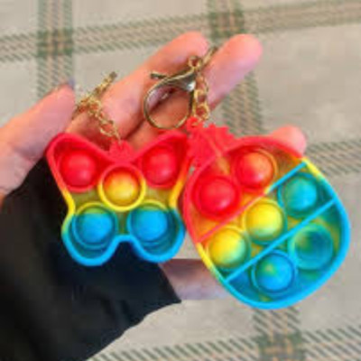 travooz POPIT Keyrings Set of 2(Assorted) Key Chain