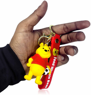 Airtick QBTK0088-01 Famous Cartoon Anime 3d Rubber Silicon Keychain with Long Ribbon Key Chain
