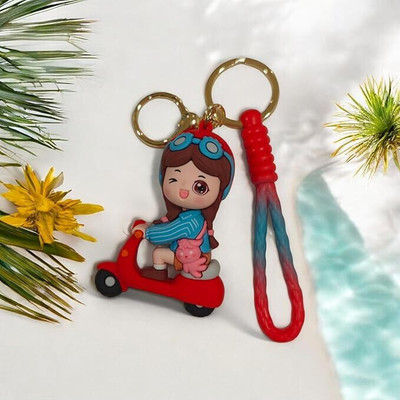 gtrp Cartoon Characters for Girls Boys, Cute Silicon R23-New238 Key Chain