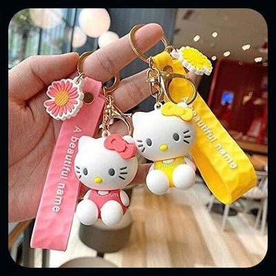 gtrp Keychain-keychain-Hello Kitty with Hook & Strap Pack Of 2 Key Chain