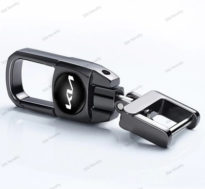 FLAMBE New_Black Color Fob Key Heavy Duty Keychain for all K-I-A Model Car Key Chain Key Chain