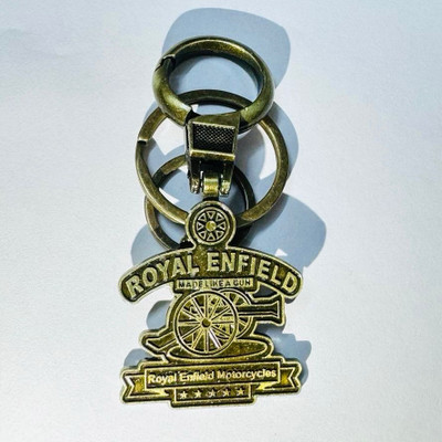 SRG ROYAL ENFIELD Double Hook Keychain Made like a Gun Key Chain