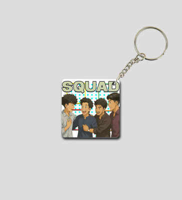 Special Trend Hub One Team One Dream Always Together Printed Keychain Pack of 2 Key Chain