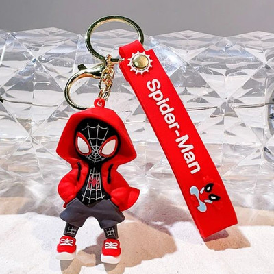 Nizix 3D Silicon Keychain for Boys Girls Car Bike and School Bag Accessory Key Chain