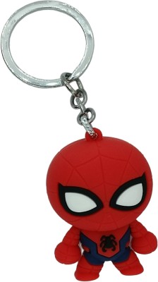 Ridhivridhi Action Character Cartoon 3D Rubber Keychain For Car & Bike, Office Key Chain