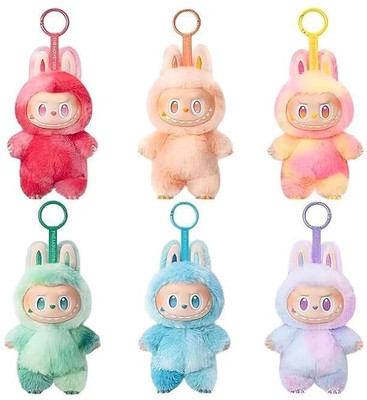 MILONI USA LABUBU DOLL Collectible Set for Desk Accessories, Keychain Key Chain