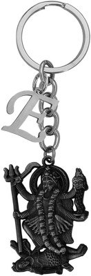 M Men Style Hindu Deity Powerful Goddess Maha Kali Initial Letter Alphabet - E SKey2022449 Key Chain