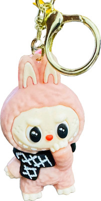 XORTIC Labubu Cartoon Keychain for Kids | Cute School Bag & Backpack Accessory Key Chain