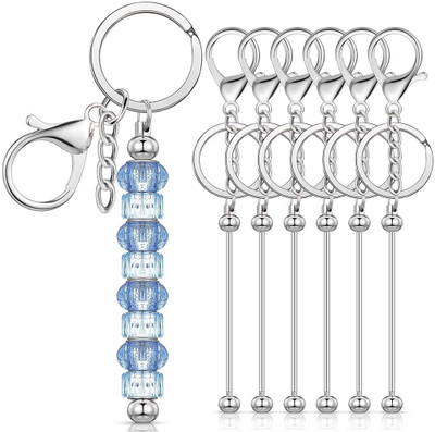 sannidhi 6 Pcs Keychain Kit DIY Lobster Buckle Keyring Crafts Key Chain