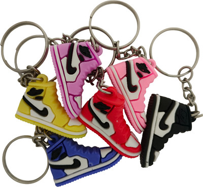 Newview 6 DIFFERENT COLOR SHOES SNEAKERS RUBBER KEYCHAIN Key Chain