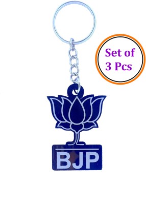 TRAQ BHARATIYA JANATA PARTY (BJP) PRINTED ACRYLIC Key Chain