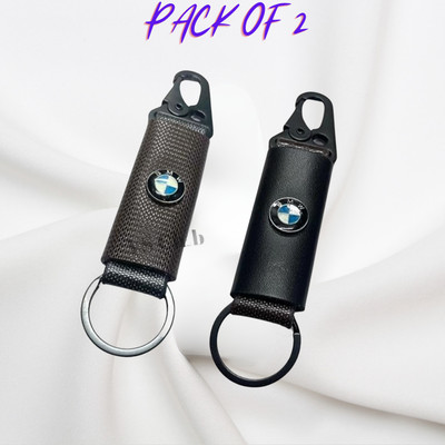 VS Club BMW Car Logo Keychain| Vegan Leather | Rust Free Metal Hook & Key Ring Key Chain