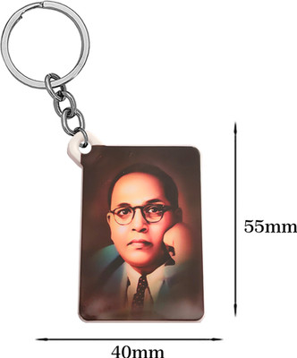 M Men Style Religious Dr. B. R. Ambedkar Polymer Keychain NewseyP31 Key Chain