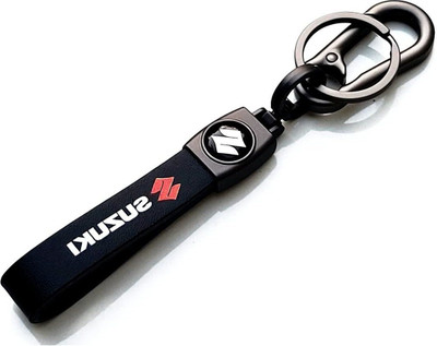 gtrp key Chain-Suzuki Leather Strip Hook Keychain & High Quality Key Chain