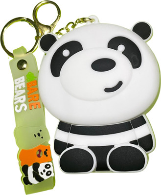 SLEEPX OWL Cute Panda Design Small Bag For Coin Cards Cash Beautiful Cute design Soft Key Chain