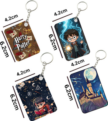 DFLEXPRINTS harry porter keychain (pack of 4) Key Chain